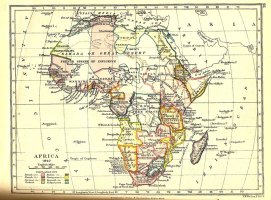 Africa Map - 1892