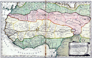 West Africa Map - 1679