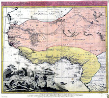 West Africa Map - 1743