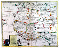West Africa Map - 1766