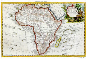 Africa Map - 1771