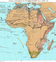 Africa Map - 1828