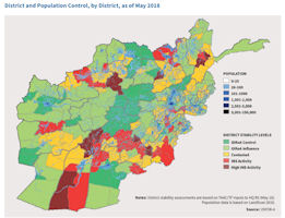 Afghanistan control - May 2018
