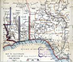 West Africa Map - 1898