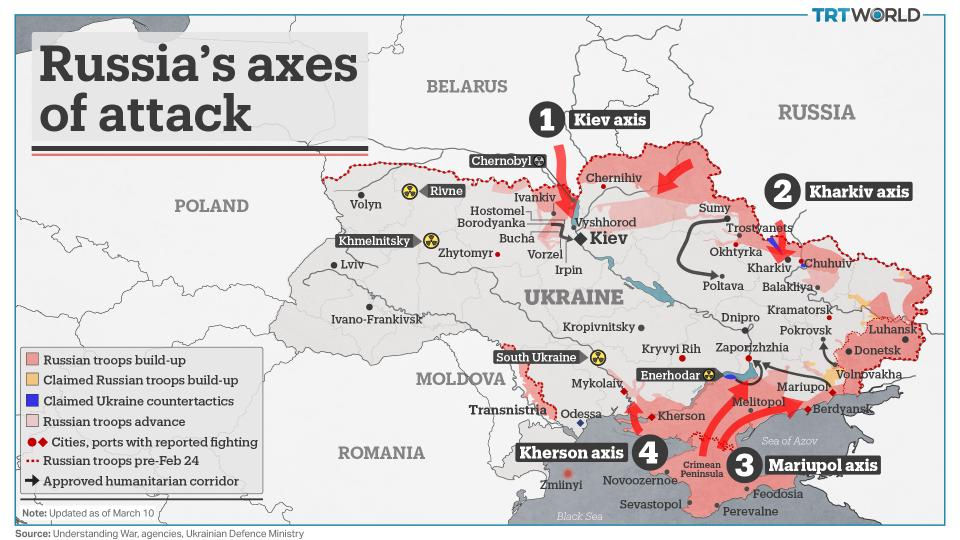 Russo-Ukraine War - 2022 Maps