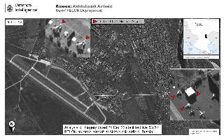 Defence Intelligence analysis of this satellite image, dated 25 December 2022, identified five Su-57 FELON multirole aircraft at Akhtubinsk airfield, Russia.