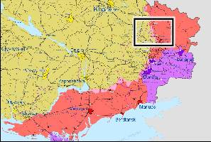 Russian forces have advanced from Kreminna and around Makiivka and Nevs'ke.