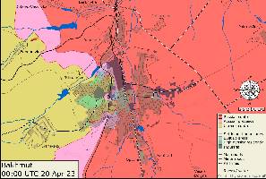 Russian forces have advanced westward across the rail line from the city centre, pushing further into the western districts of the city.