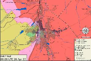 Russian forces continues to advance west through the city.
