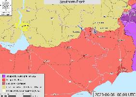 The settlement of Novodonets'ke is now contested after Ukraine attacked from the northwest side.