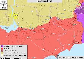 There are no confirmed changes on the southern (Zaporizhzhia) front. Reports indicate that attacks have escalated again today.
