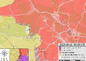 Ukrainian forces have made a small advance in the forests south of Kreminna on the Luhansk front.