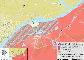 In Kherson, Ukrainian forces have crossed back onto the islands of the Dnipro River delta after the area was flooded and then reoccupied by Russian forces in recent weeks.
