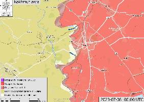 Ukrainian forces have advanced on both the northern and southern flanks of Bakhmut.