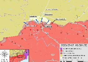 Over the weekend, Ukrainian forces advanced into Staromaiors'ke, on the Southern front. The settlement is now contested.