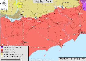 Over the weekend, Ukrainian forces advanced into Staromaiors'ke, on the Southern front. The settlement is now contested.