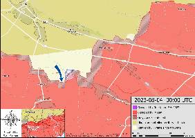 Ukrainian forces secured positions on the flank of their advance east of Robotyne.