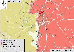 Ukraine have advanced further around and into Urozhaine.
