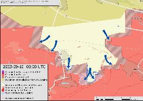 Ukraine has continued to gradually advance between Novoprokopoivka and Verbove. Ukraine has also taken new positions north of Novoprokopivka.