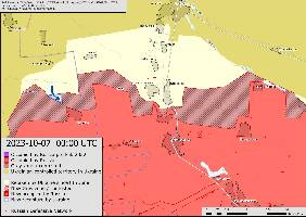 Ukrainian control has been expanded northwest of Pryyutne, on the southern front.
