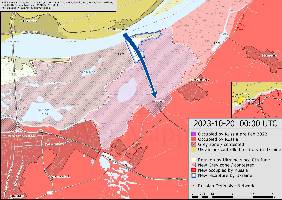Reports from Russian sources of a Ukrainian crossing of the Dnipro River earlier in the week have been partially confirmed in at least 2 locations. Ukraine has made crossings before to raid positions on the Russian held side of the river.