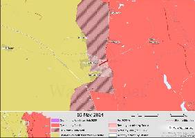Russia has taken the eastern half of Kyslivka on the Luhansk front.