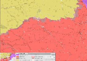 Broad overview maps of the Zaporizhzia/Donetsk southern frontline.