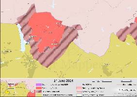 While the front north of Kharkiv has remained relatively static over the past week, Ukraine has attacked north of Lyptsi and has been able to re-enter Hlyboke.