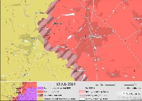 In the vicinity of Bakhmut, Russian forces have reentered and taken control of large sections of Klishchiivka.