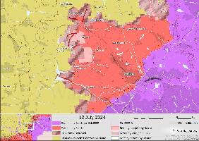 West of Avdiivka, the Russian advance has continued, pushing further west and securing territory on the flanks of the advance.
