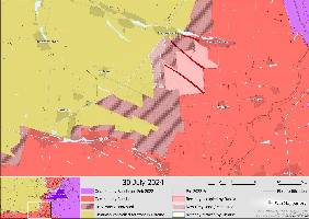 Russia has taken positions south of the settlement of Kostyantynivka.