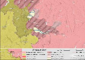 After securing all eastern neighbourhoods of Sudzha Ukraine has taken positions south of Martynovka. Ukraine has captured Borki, SPal'noe, and Krupets. Their advance east has been stopped at Gir'i.