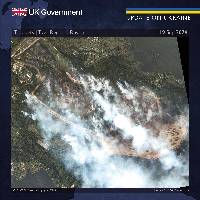 Satellite imagery shows the aftermath of the Ukrainian attack on Toropets strategic ammunition depot.