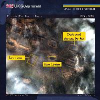 Satellite imagery shows the aftermath of the Ukrainian attack on Toropets strategic ammunition depot.