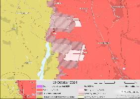 Russia has pushed to the north of the settlement of Nevs'ke and continued to consolidate control of the territory to both its northeast and southeast.