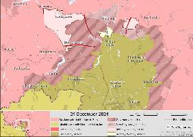 In Kursk, Russian forces have regained control northeast of Malaya Loknya, while Ukraine has retaken positions directly north of the village.