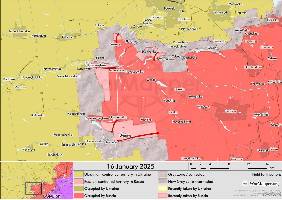 Russia has again continued to advance past the south of Pokrovsk. They are also pushing northwest from their positions to wrap around the city's western flank. This will gradually make supplying the city more challenging and allow for the city to be taken more easily.