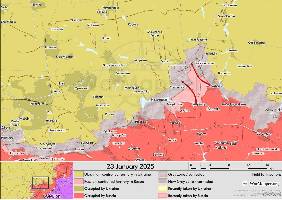 Russia has also consolidated advances east of Myrnohrad.