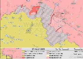 In Kursk, Russia continues to secure areas of the grey zone after the recent withdrawal of Ukrainian forces from the area. They have crossed the border into Zhuravka and have taken positions in Basivka.