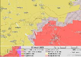 Russia's advance north of Velyka Novosilka continues, with Russian forces entering Vilne Pole after taking control of Pryvilne.