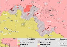 Russia has taken positions along both sides of the Sumy / Kursk border, capturing the settlements of Veselivka and Basivka and reaching Loknia.