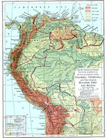 South America History Map 1916