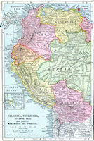 South America History Map 1919
