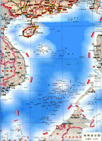 Chinese South China Sea Map - 2001