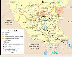 South Sudan Map - Oil