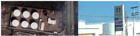 Fuel storage tanks used by El Tanque located in Veracruz, Mexico
