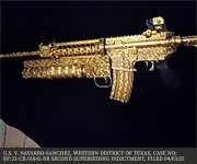 Photo of 'El Dorado' which is an AM-15 multi caliber AR-15 recovered in Navarro's possession during her arrest in Mexico on May 4, 2025 Photo of 'El Dorado' which is an AM-15 multi caliber AR-15 recovered in Navarro's possession during her arrest in Mexico on May 4, 2025