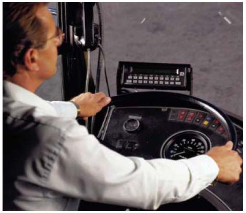Photo of vehicle operator and a communications system