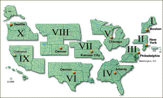 Figure 1: FEMA Regions