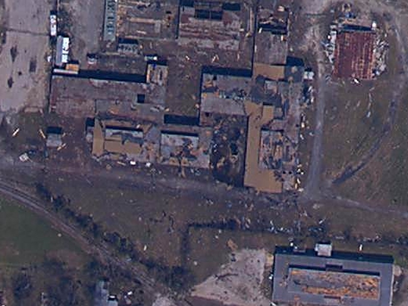 Aerial image of Orange, TX as of Sept. 26, 2005